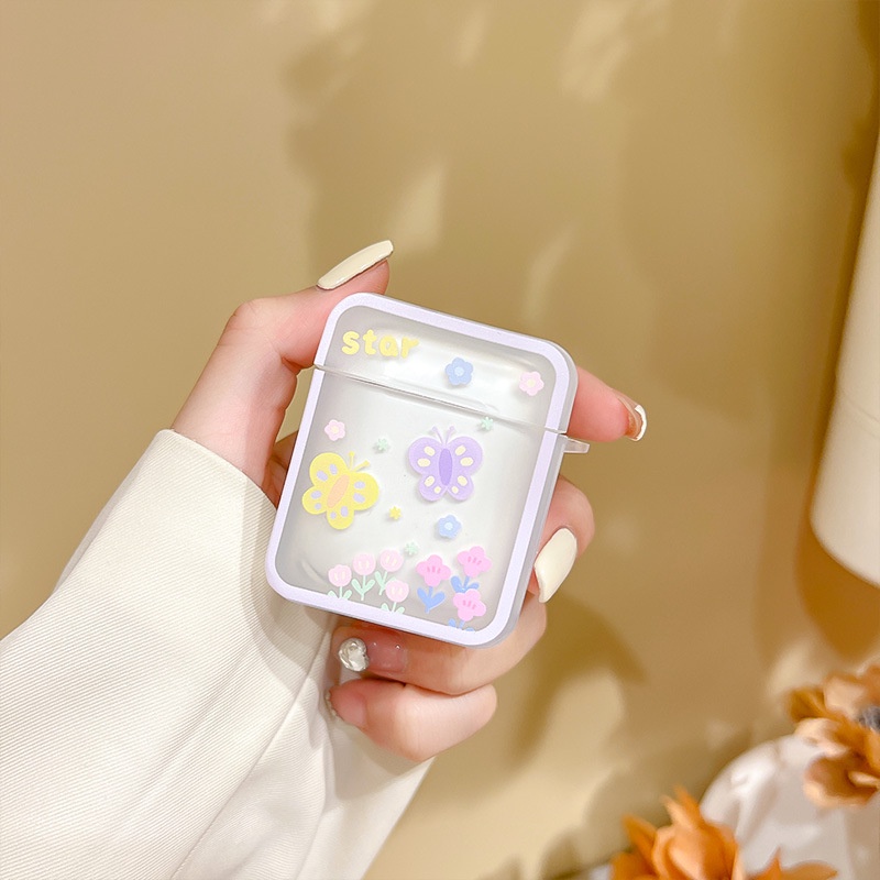 Vỏ Bảo Vệ Hộp Sạc Tai Nghe airpods Pro 2 / 3 Hình Vuông Phù Hợp