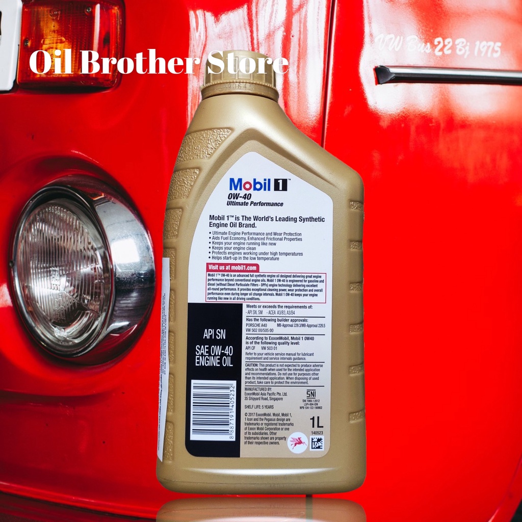 Nhớt tay ga cao cấp Mobil 1 0W40 Ultimate All-Round Performance
