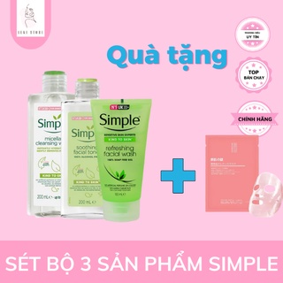 Combo Simple Bộ ba chăm sóc da nhạy cảm hoàn hảo
