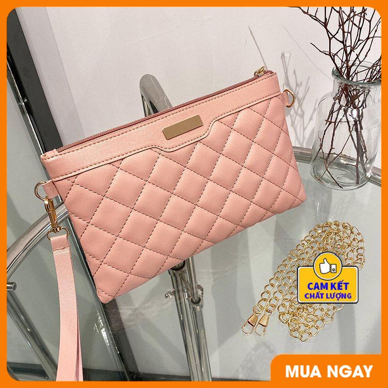 Ví cầm tay nữ, Ví dài nữ đa năng da mềm đẹp thời trang sành điệu dây đeo chéo sang trọng phong cách Hàn Quốc ST943