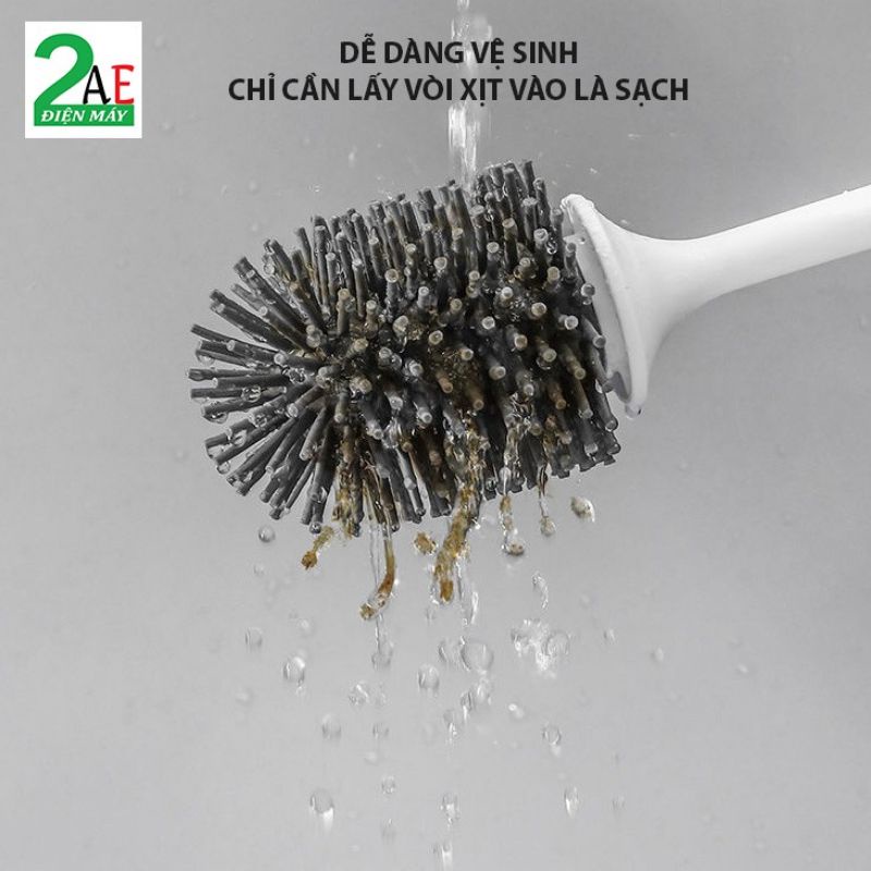 Cây Chổi Cọ Vệ Sinh Silicol Đầu Tròn