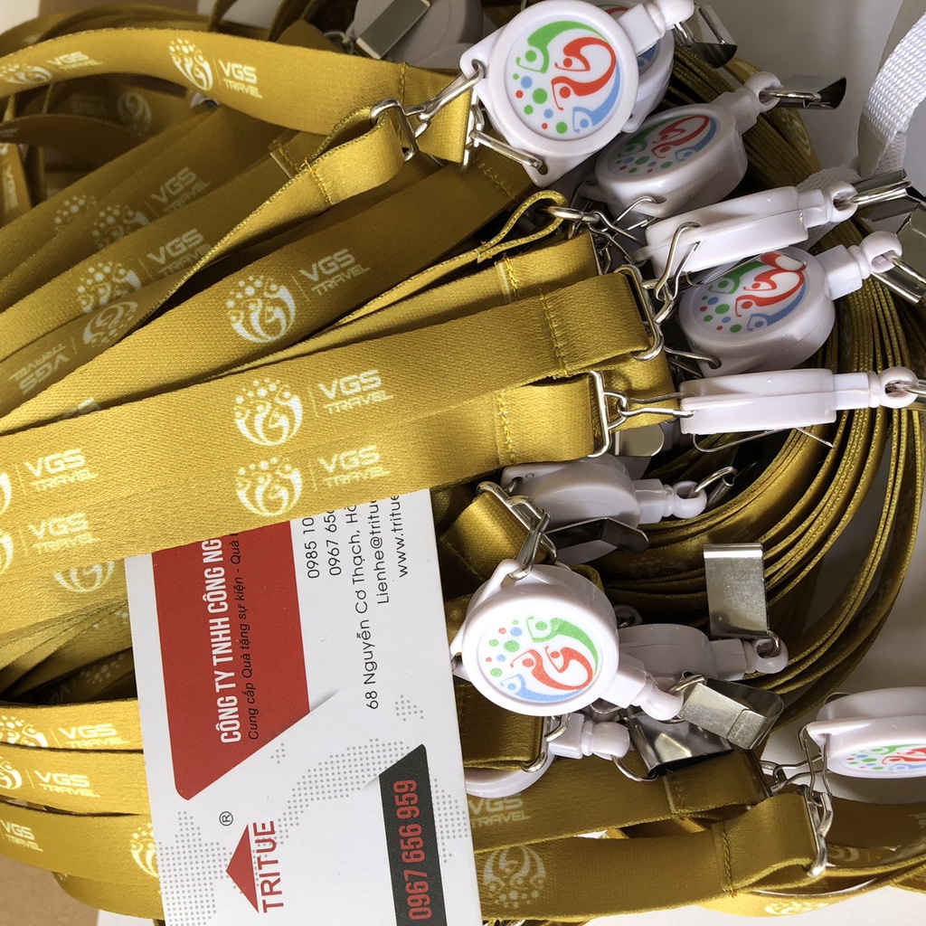 DÂY ĐEO THẺ IN ẤN THEO YÊU CẦU CHO NHÂN VIÊN VĂN PHÒNG, CÔNG TY CAO CẤP IN YOYO THEO YÊU CẦU TỪ 10 CHIẾC