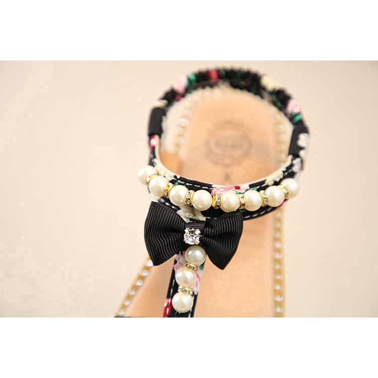Giày sandal đính nơ thời trang dành cho bé gái từ 2-6 tuổi