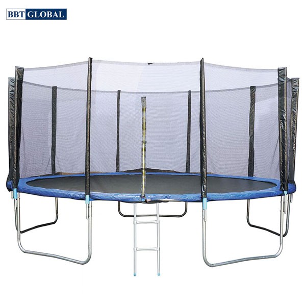 Đồ chơi vận động bạt nhún trampoline có thành bảo vệ BBT Global KT212