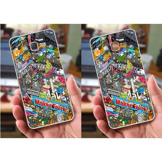 Ốp lưng Samsung J5 (dẻo viền trắng trong) - Brands