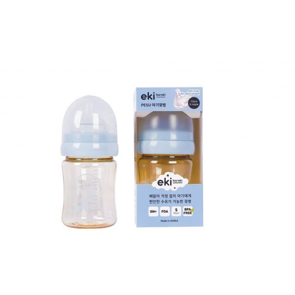 Bình Sữa Eki Baraki Cổ rộng [130ml.150ml.200ml.300ml]