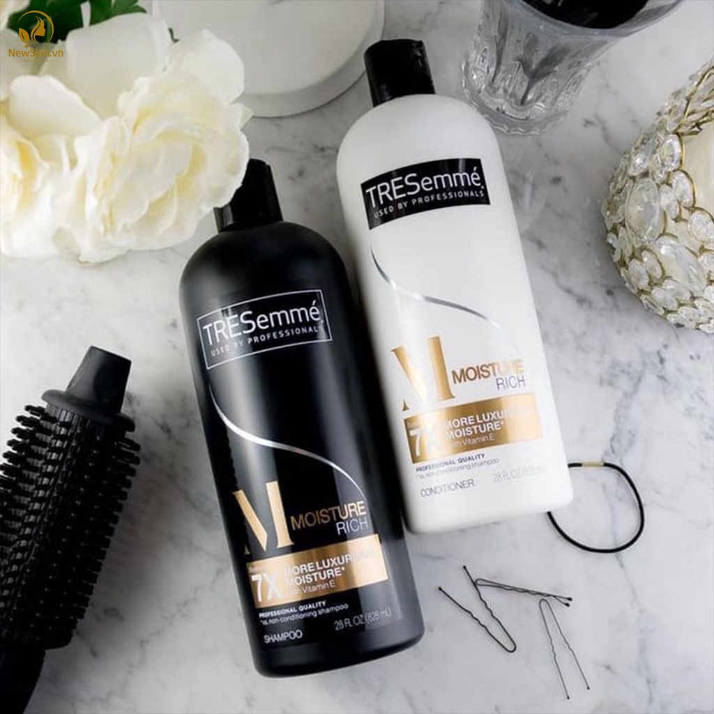 Cặp Dầu Xả Dầu Gội Tresemme Mỹ 828ml