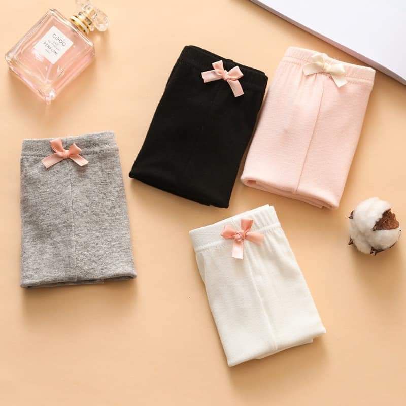 Quần chip đùi bé gái, combo 3 quần leg đùi trẻ em cotton mềm giãn tiện lợi