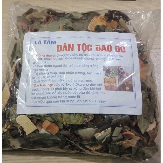 [ĐỦ VỊ] 1Kg lá tắm dao đỏ dùng tắm và xông cho PN sau sinh