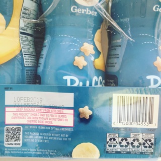 Bánh ăn dặm Gerber cao Mỹ