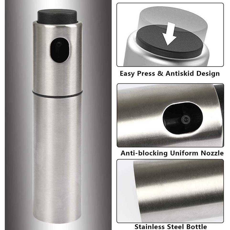 Bình Đựng Dầu ANAEAT Bằng Thép Không Gỉ Thiết Kế Dạng Xịt Tiện Lợi Cho Nhà Bếp