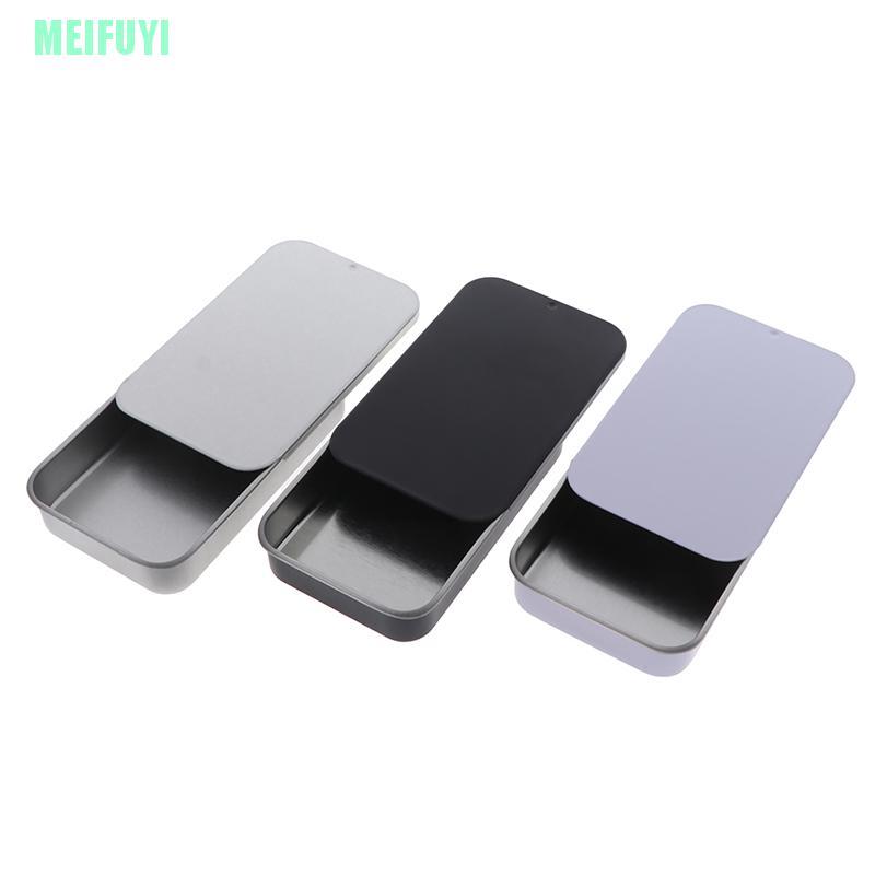(Hàng Mới Về) Son Dưỡng Môi Chất Liệu Kim Loại Nắp Trượt 8x5 X 1.5cm