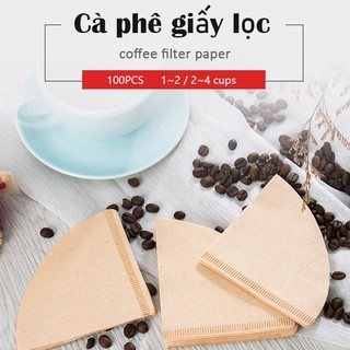 ✨100 pcs✨ Giấy lọc cà phê tiện dụng chất lượng cao