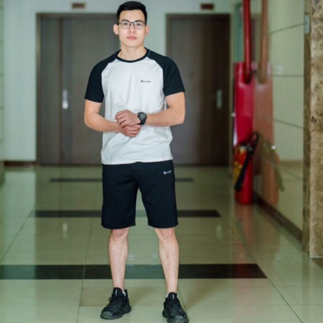 Bộ Quần áo thể thao trơn cotton thun lạnh- bộ thể thao nam trơn | BigBuy360 - bigbuy360.vn