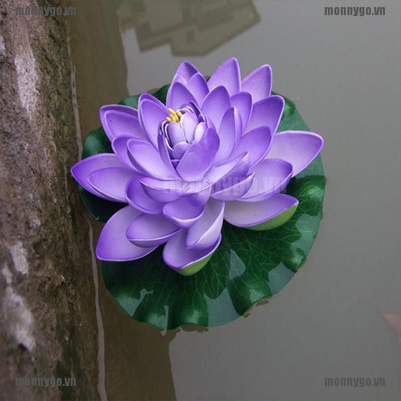 Hoa sen giả 18cm trang trí độc đáo