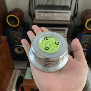 Cục chặn đĩa than LP Phono vinyl Turntable Chất liệu nhôm đúc có cân bằng hỗ trợ giảm rung lắc cân bằng tĩnh cho mâm