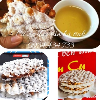 Kẹo Cu Đơ Hà Tĩnh chính Hiệu hộp 5 cái 450gr (cuđơ - sản phẩm làm quà biếu)