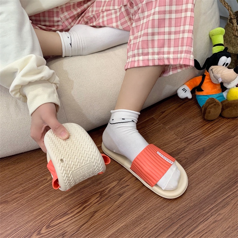 Dép nam nữ ullzang CNCLSOS quai ngang thời trang unisex,dép đi trong nhà,đế cao su non đi cực êm A103 CUTE ACCESSORIES