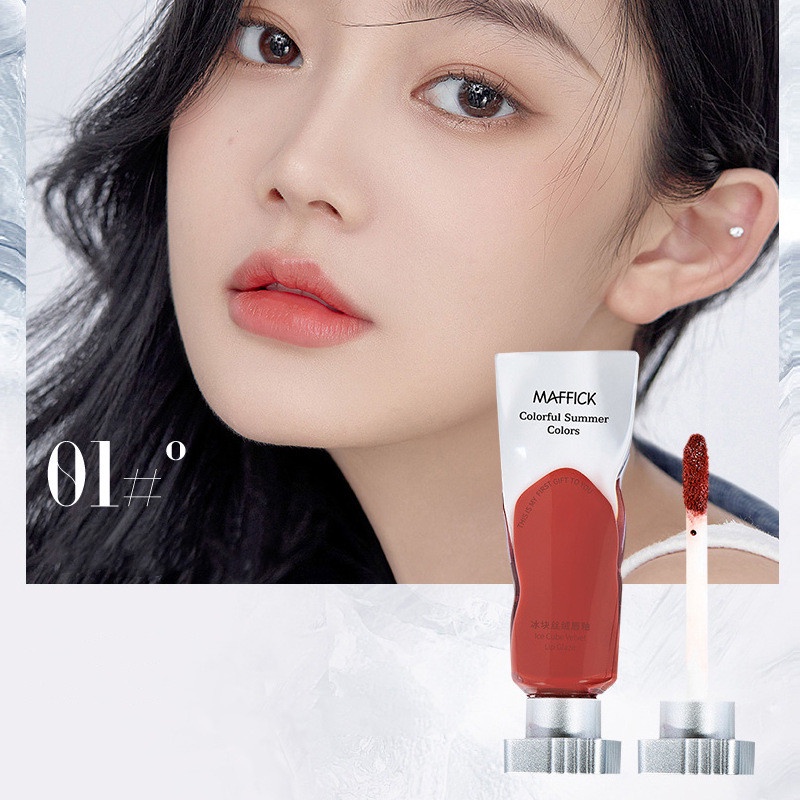 [2022Hàng mới về]Son thỏi MAFFICK vỏ trong suốt MAFFICK Soft Matte Lipstick (Summer Radiance)