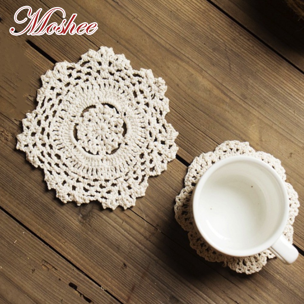 Miếng ren cotton dùng làm tập ảnh/đồ thủ công/trang trí nhà cửa