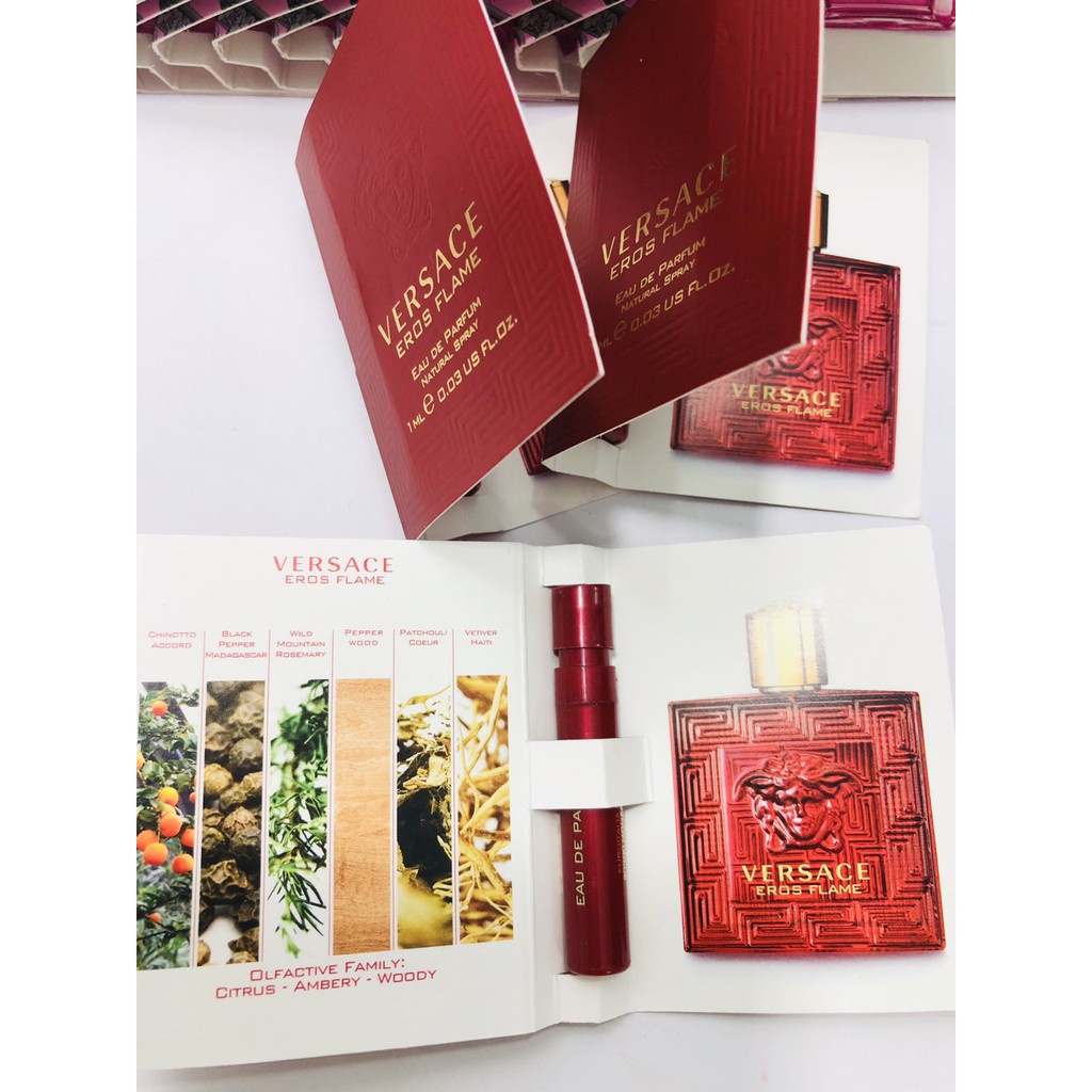 Vial Nước Hoa Nam Versace Eros Flame