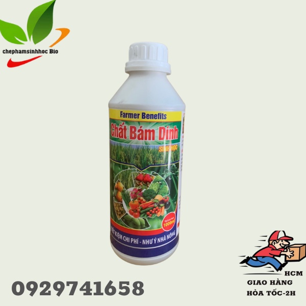 Chất bám dính sinh học. Phòng trừ sâu hại, nhện, bọ trĩ, rệp sáp. Chai 1000ml