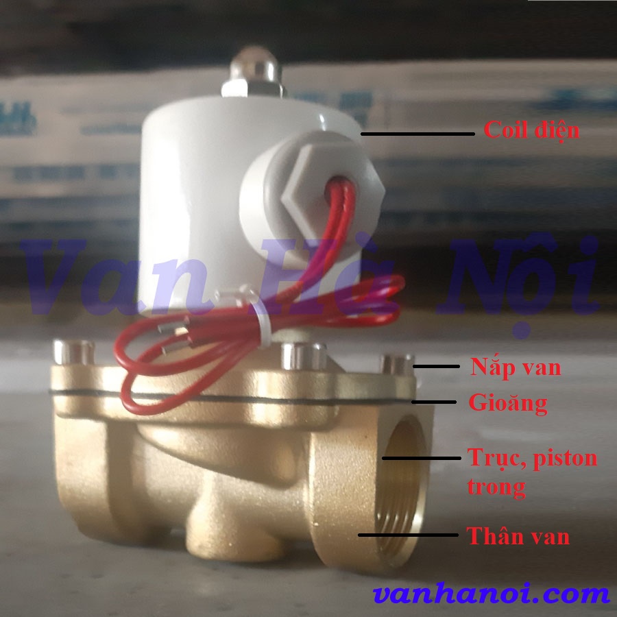 Van điện từ và coil Uw35 UW40 UW50 lõi đồng điện 220v