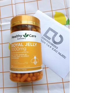 Sữa ong chúa Healthy Care Royal Jelly 1000mg hàng chính hãng Úc