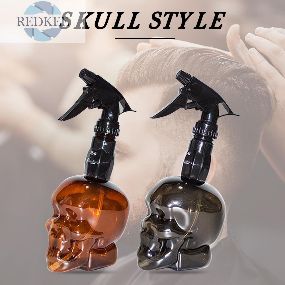 (Hàng Mới Về) Bình Xịt Phun Sương Tạo Kiểu Tóc Hình Đầu Lâu 500ml