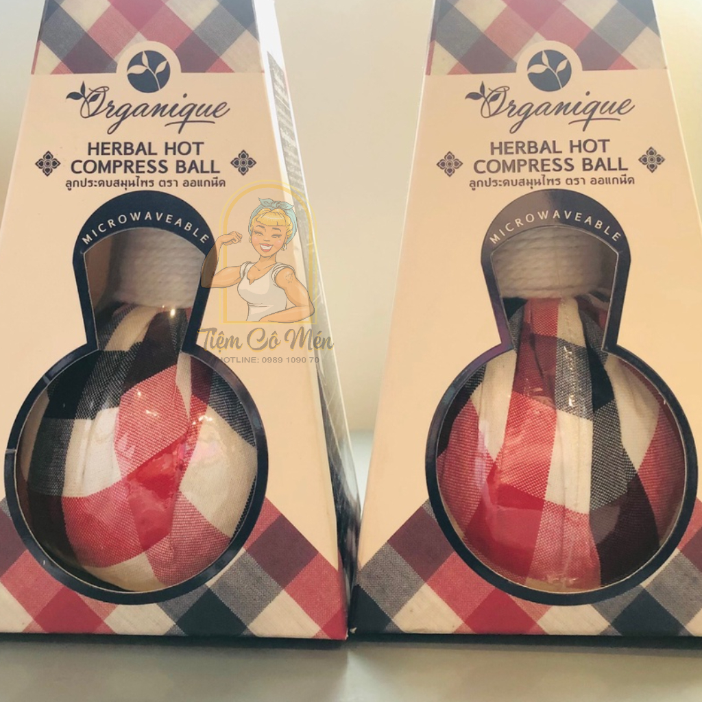 BANH CHƯỜM NÓNG THẢO DƯỢC CAO CẤP MASSAGE BODY THÁI LAN - ORGANIQUE HERBAL HOT COMPRESS BALL