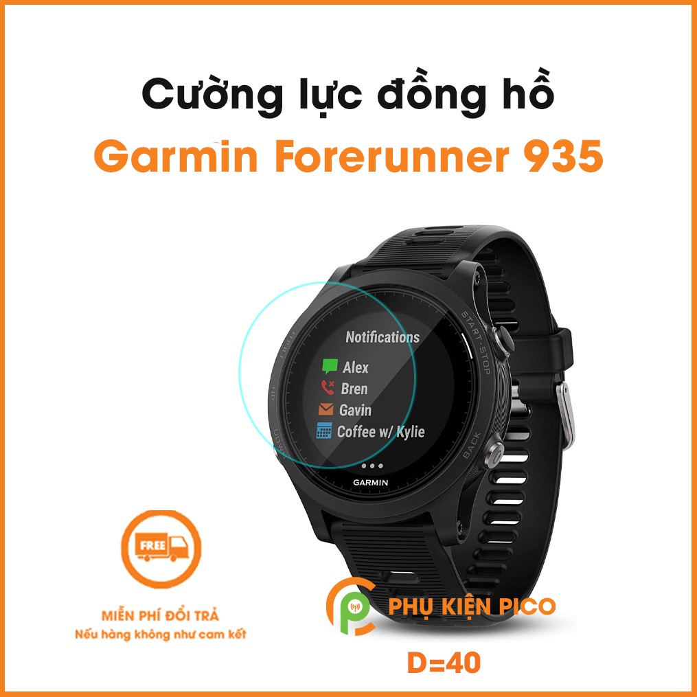 Kính cường lực đồng hồ Garmin Foreruner 935 trong suốt full màn hình độ cứng 9H