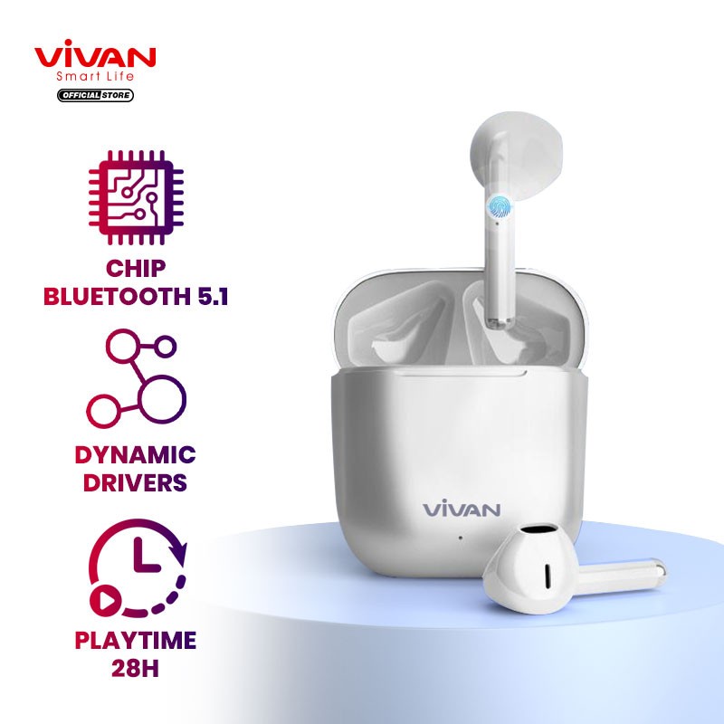 Tai Nghe Bluetooth Không Dây Vivan LIBERTY T220 TWS 5.1