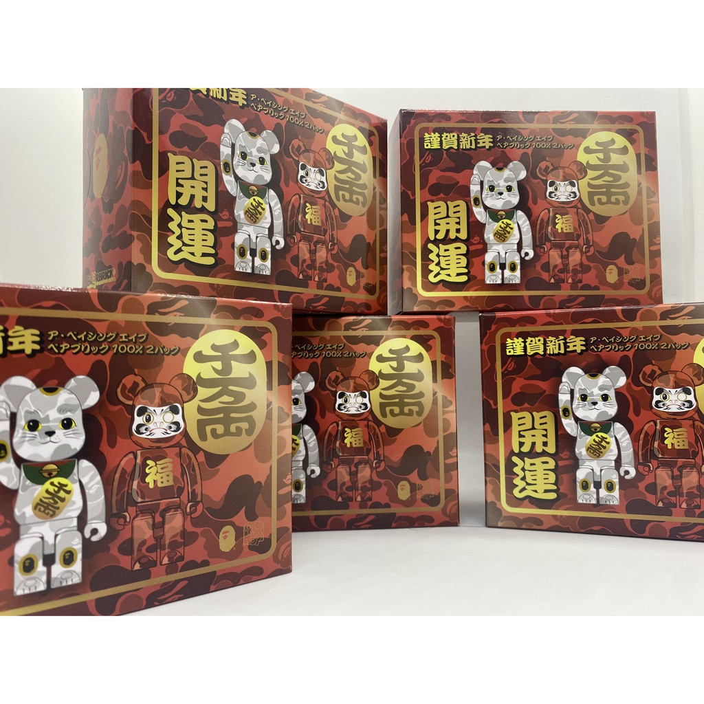 BEARBRICK NEKO DARUMA BAPE SỐ LƯỢNG GIỚI HẠN - ĐỒ CHƠI SƯU TẦM NHẬT BẢN GIÁ TỐT - HÀNG CHÍNH HÃNG 100%..