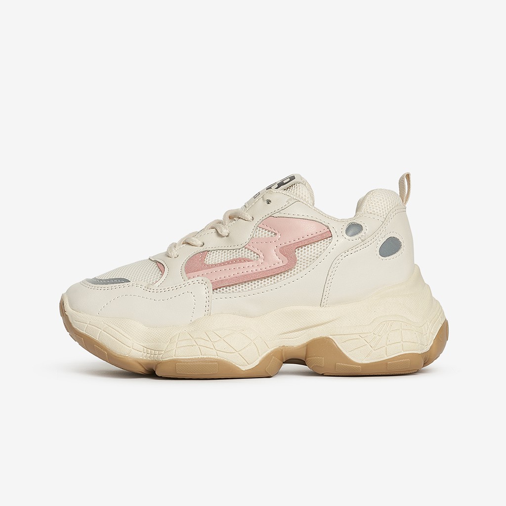 Giày Thể Thao Nữ giayBOM Phản Quang Đế Cao 4 cm Da Phối Vải Cá Tính B926 | BigBuy360 - bigbuy360.vn