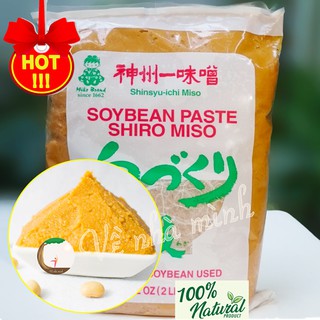TƯƠNG MISO NHẬT LÊN MEN TỰ NHIÊN ( SHIRO MISO ) 1KG - Thực phẩm dưỡng sinh hữu cơ nguyên chất