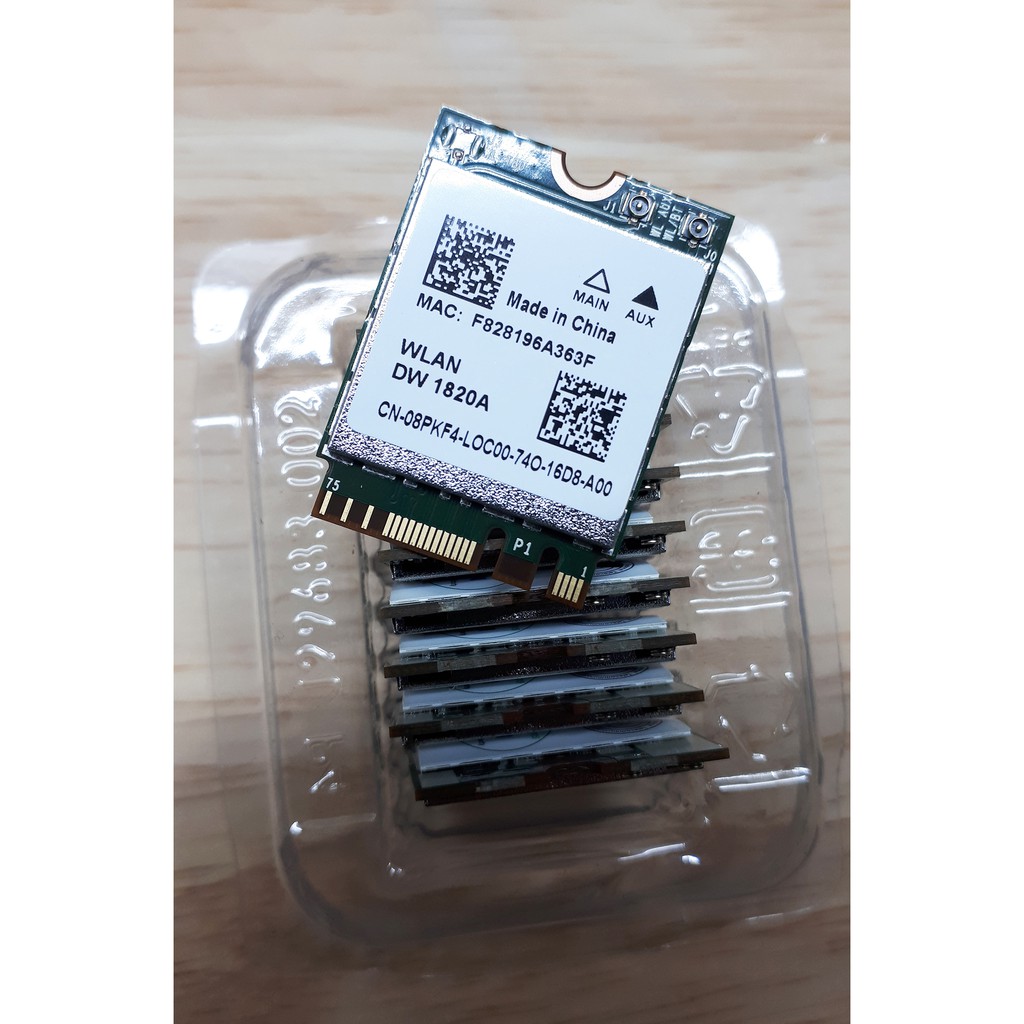 Card WiFi DW1820A - BCM9340ZAE hỗ trợ cài đặt hackintosh - chuẩn M.2 / NGFF