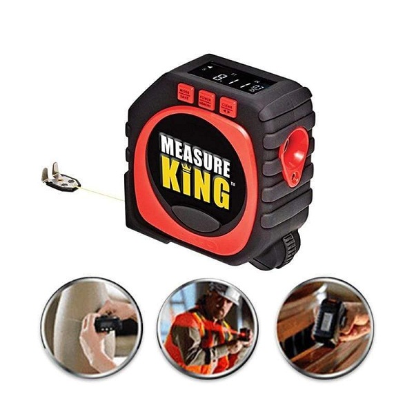 Thước đo đa năng 3in1 Measure King có đèn Lazer đo mọi góc độ