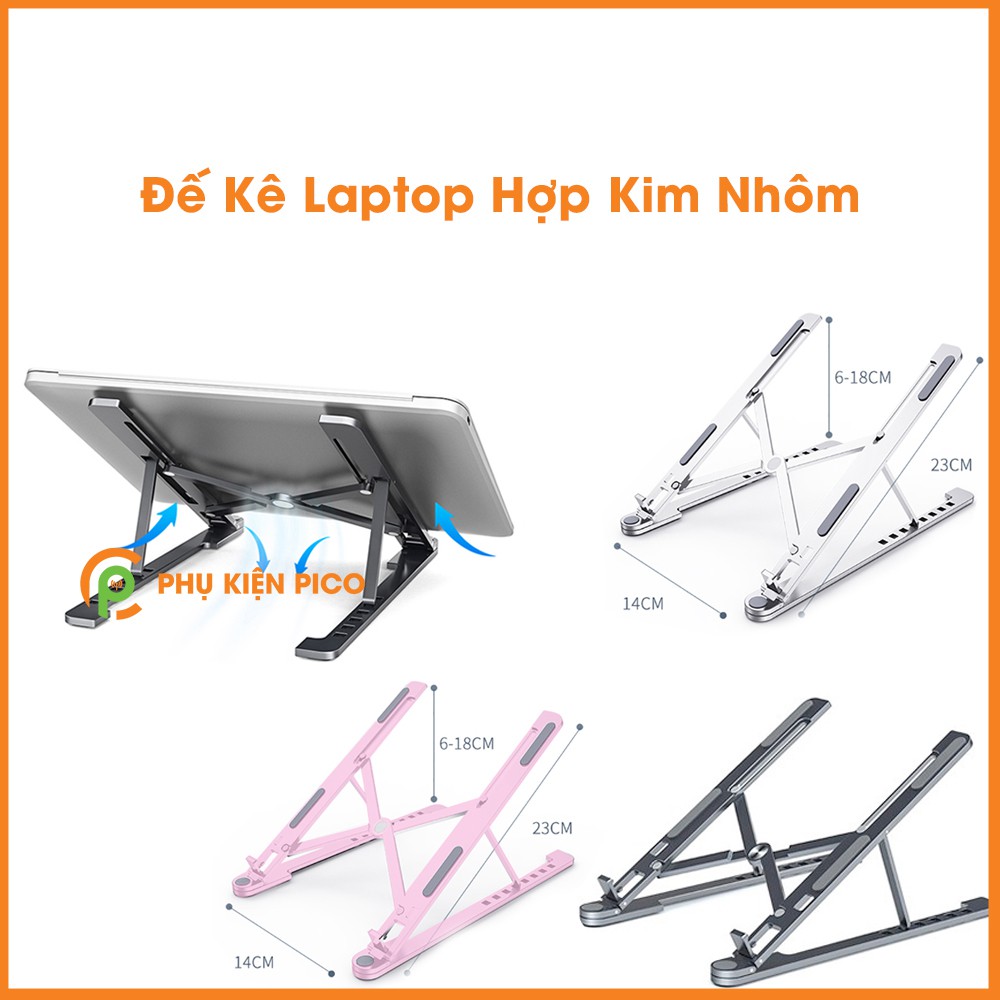 Đế tản nhiệt Laptop Macbook Ipad hợp kim nhôm chính hãng BONYRUY có thể gấp gọn