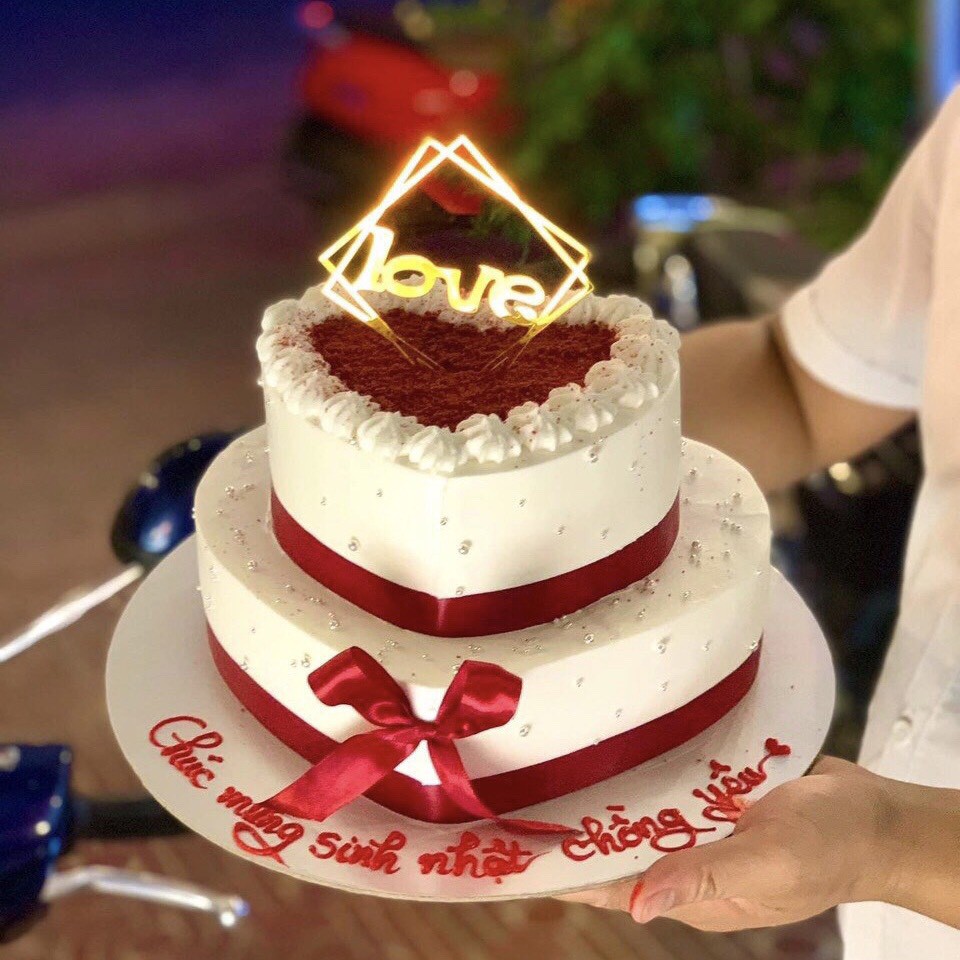 [SIÊU RẺ❤️] – Combo 10 Thẻ Meka chữ Love - Trang trí bánh sinh nhật bánh kem