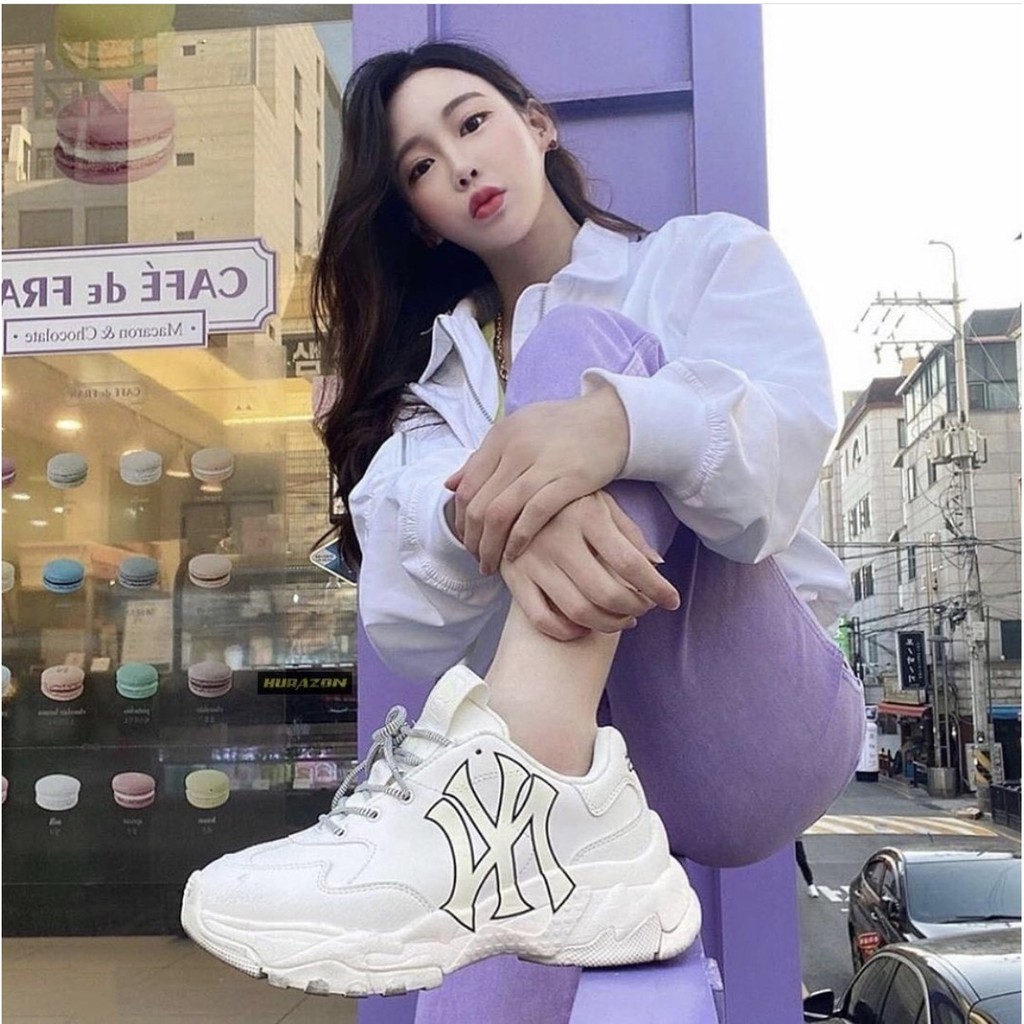 ( ẢNH CHỤP TẠI SHOP) giày sneaker 𝐌𝐋𝐁 NY Vàng nam nữ full box, Giày Thể Thao Tăng Chiều Cao 𝐌𝐋𝐁 NY Vàng Hot Nhất 2021