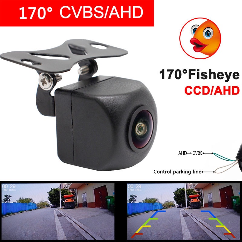 170° Camera Lùi Xe 720P AHD/CCD Hình Con Cá Nhìn Ban Đêm | BigBuy360 - bigbuy360.vn