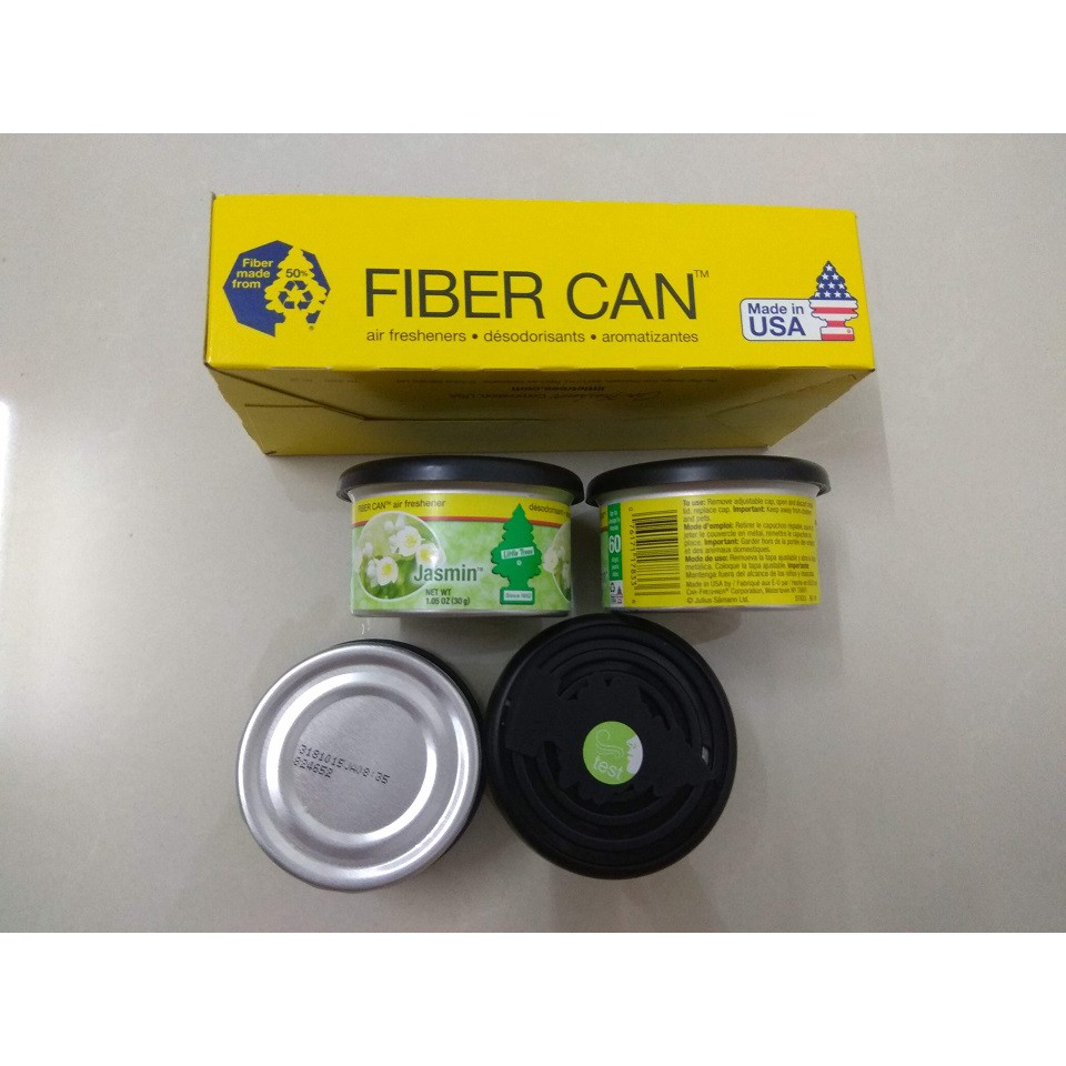 Sáp thơm Little trees Fiber Can khử mùi oto, phòng ngủ, tủ quần áo