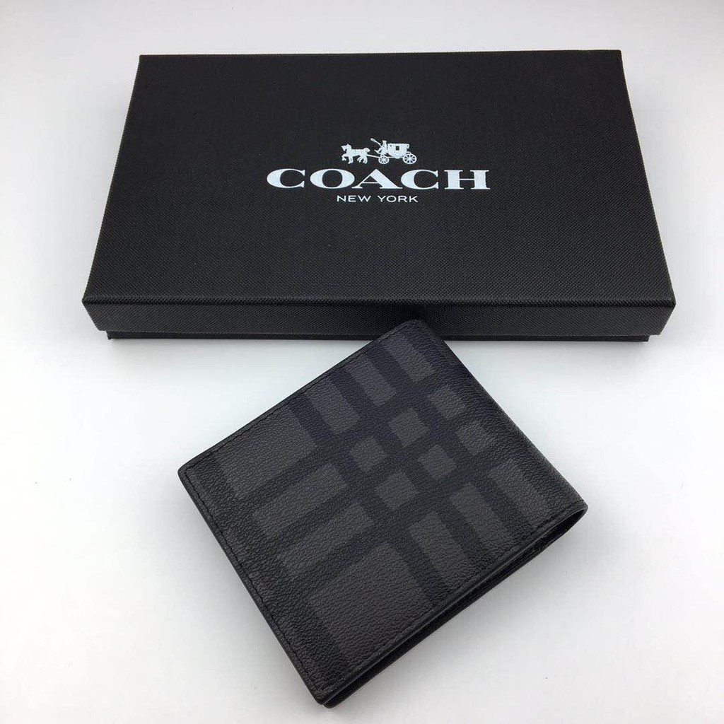 Ví ngắn nam Coach lịch lãm tiện dụng