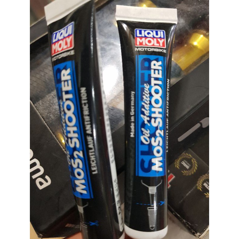 [DauNhot-PhuGia]Phụ gia dầu động cơ giảm ma sát liqui moly Mos2 Shooter, phụ gia nhớt Liqui moly MOS2 tuýp 20ml