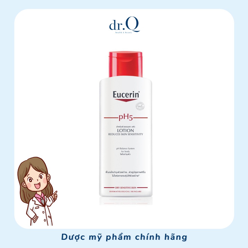 Sữa dưỡng thể Eucerin Sensitive Skin pH5 Lotion 250ml