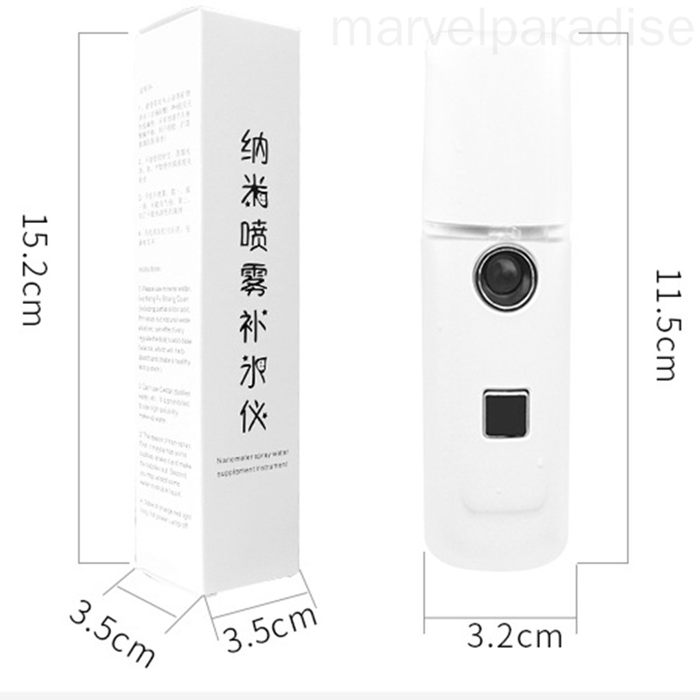 [Hàng mới về] Máy phun sương nano dưỡng ẩm da mặt mini có thể sạc lại bằng cáp usb tiện dụng