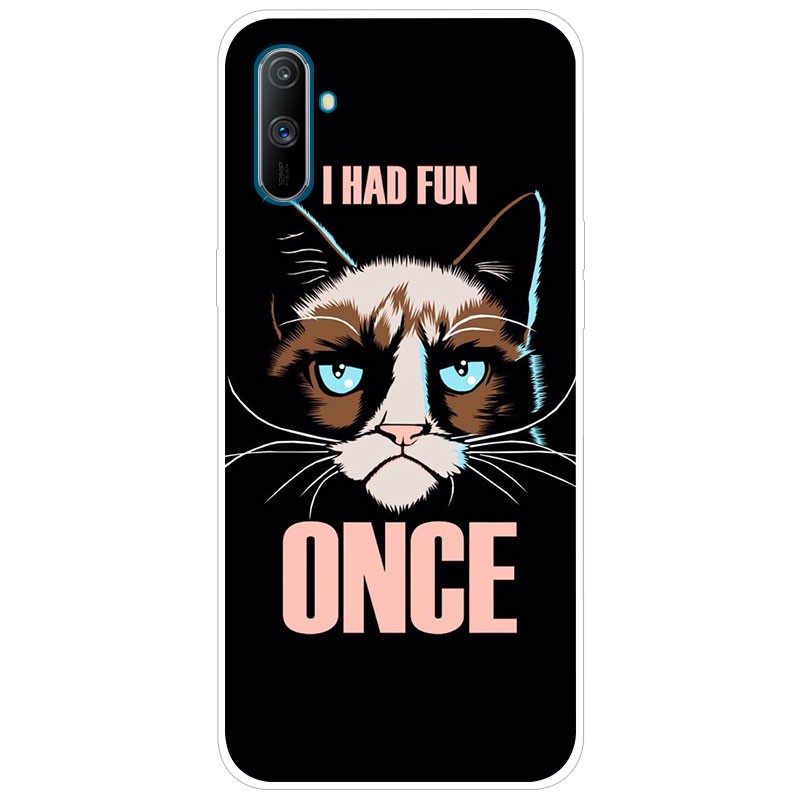 Ốp điện thoại bằng silicon họa tiết phong cảnh cho REALME C3I C3 I Tiến Minh