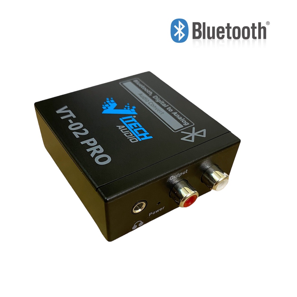 Bộ Chuyển Quang Vitech VT-02Pro Optical Sang Audio AV Hỗ Trợ Kết Nối Bluetooth - Hàng chính Hãng