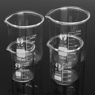 Cốc thủy tinh chịu nhiệt(50ml)(100ml)(250ml) (500ml)(1000ml)- Dụng cụ làm mỹ phẩm handmade