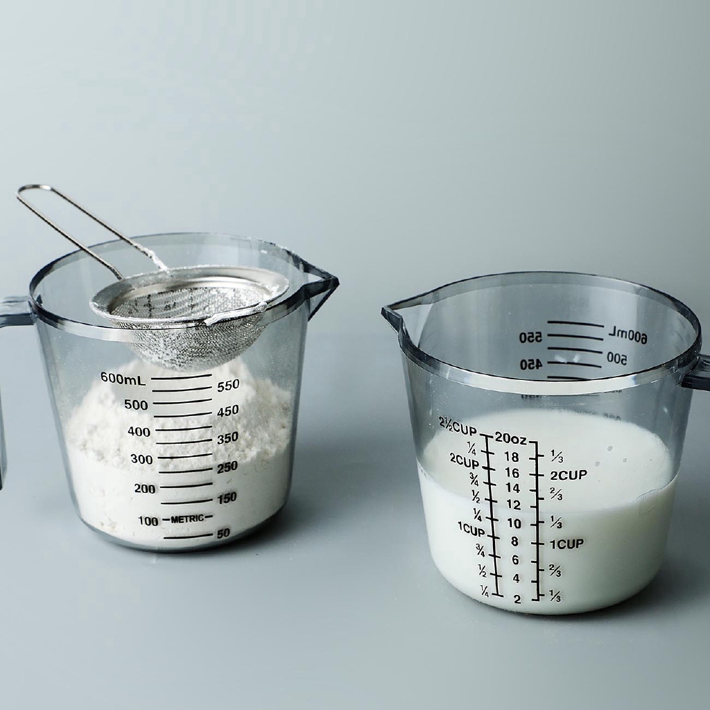 Cốc đo JUJIAJIA 600ml có thể chịu được nhiệt độ cao